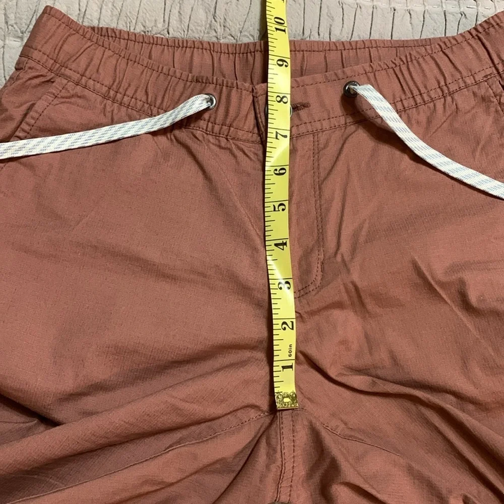 Vuori Women’s Ripstop Mauve Elastic Waist Drawstring Cotton Five-Pocket Pants XS